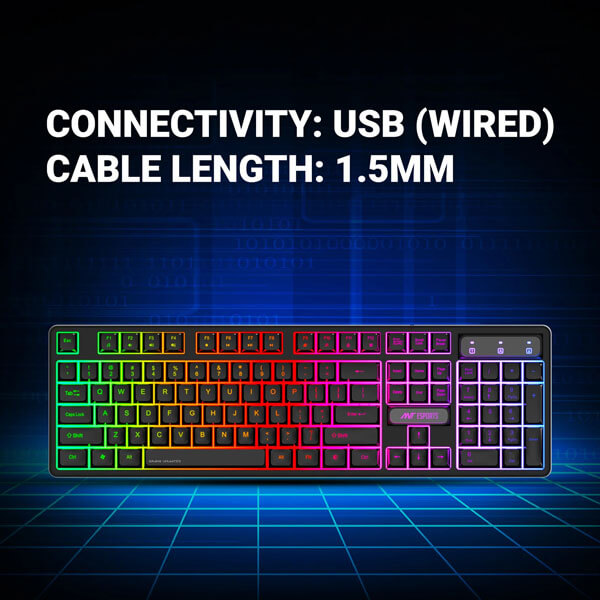 Ant Esports KM1600 Gaming Keyboard and Mouse Combo